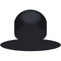 Casquette noire — Tête