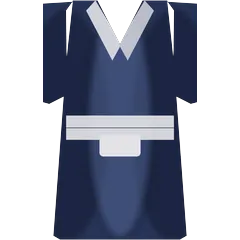 Kimono indigo — Traditionnel