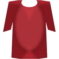 T-shirt rouge — Haut